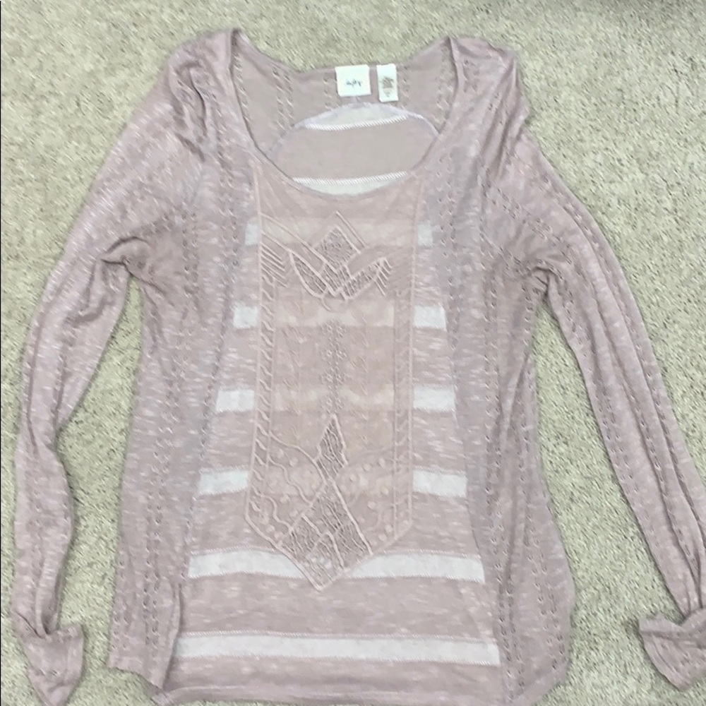 Daytrip mauve sweater.  Size XL.